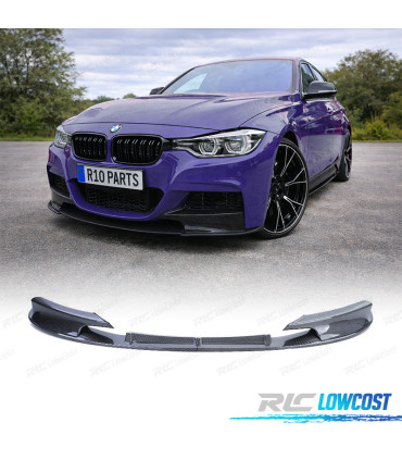 SPOILER LIP BMW F30 F31 M PERFORMANCE LOOK CARBONO