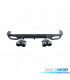 DIFUSOR MERCEDES CLASE E C238 16- LOOK AMG E53 + COLAS ESCAPE NEGRO