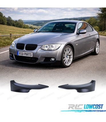 SPLITTERS PARAGOLPES BMW E92 E93 10-13 LOOK M PERFORMANCE NEGRO MATE