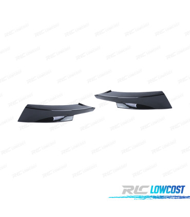 SPLITERS PARAGOLPES BMW E90 E91 08-12 LOOK M NEGRO BRILLO