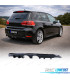 DIFUSOR VOLKSWAGEN VW GOLF 6 08-12 NEGRO BRILLO DOBLE SALIDA