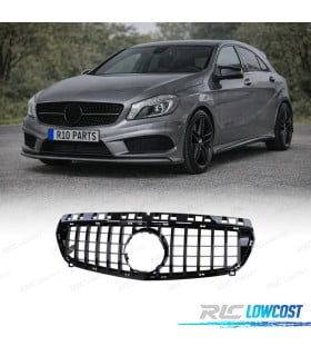 PARRILLA MERCEDES CLASE A W176 12-15 LOOK GT NEGRO BRILLO