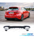 DIFUSOR MERCEDES CLASE A W177 18- A35 LOOK AMG NEGRO BRILLO + COLAS ESCAPE