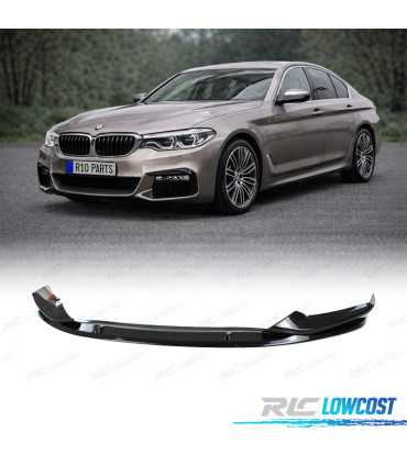 SPOILER LIP BMW G30 G31 20-23 LOOK M PERFORMANCE ABS NEGRO BRILLO