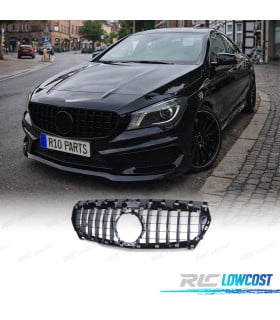 PARRILLA MERCEDES CLA W117 13-16 LOOK AMG GTR NEGRO BRILLO