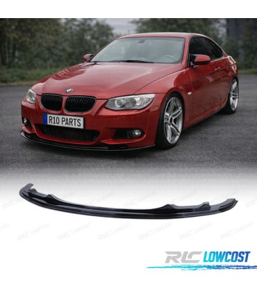 SPOILER LIP BMW E92 E93 10-14 LOOK M NEGRO BRILLO