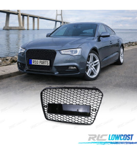 PARRILLA AUDI A5 12-16 LOOK RS5 NEGRO BRILLO