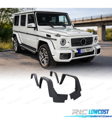 KIT CARROCERIA MERCEDES CLASE G W463 LOOK AMG G65 PDC PARAGOLPES FRONTAL + 4 ALETINES