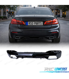 DIFUSOR BMW G30 G31 LOOK M PERFORMANCE NEGRO BRILLO