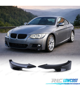 SPLITTERS PARAGOLPES BMW E92 E93 10-14 LOOK M NEGRO BRILLO