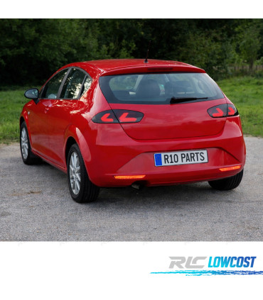 PILOTOS SEAT LEON II 09-13 CARDNA FULL LED NEGRO AHUMADO