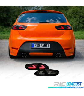 PILOTOS SEAT LEON II 09-13 CARDNA FULL LED NEGRO AHUMADO