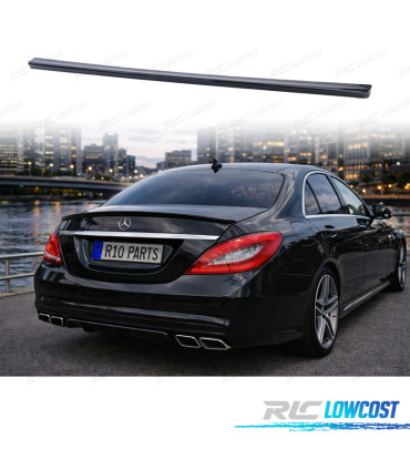 ALERON PESTAÑA MERCEDES CLS C218 11-18 LOOK AMG NEGRO BRILLO