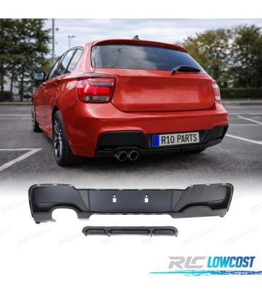 DIFUSOR BMW F20 F21 11-15 LOOK M PERFORMANCE DOBLE SALIDA IZQ