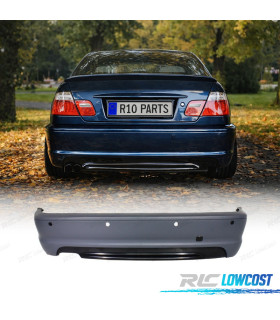 PARAGOLPES TRASERO BMW E46 98-06 COUPE LOOK M PDC