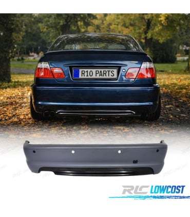 PARAGOLPES TRASERO BMW E46 98-06 COUPE LOOK M PDC