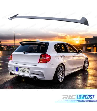 ALERON SPOILER BMW E81 E87 LOOK M PERFORMANCE NEGRO BRILLO