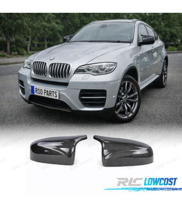 CARCASAS ESPEJO BMW X5 E70 X6 E71 08-13 LOOK M CARBONO