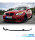 SPOILER LIP BMW E60 E61 07-10 LOOK M5 NEGRO BRILLO