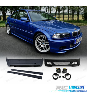 KIT CARROCERIA BMW E46 COUPE 99-07 PDC LOOK M2