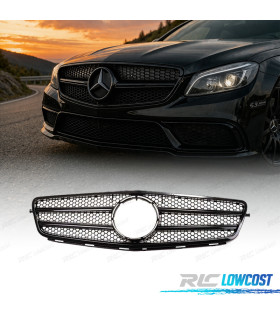 PARRILLA MERCEDES W204 07-11 LOOK AMG NEGRO BRILLO