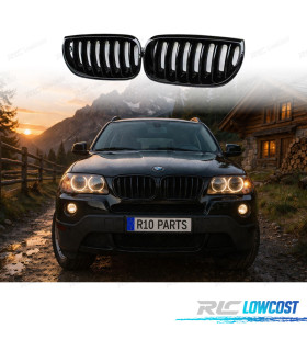 PARRILLAS BMW X3 E83 03-06 NEGRO BRILLO