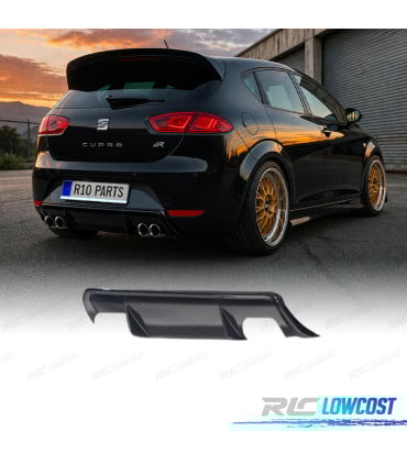 DIFUSOR SEAT LEON 2 05-12 FR CUPRA SALIDA ESCAPE DOBLE