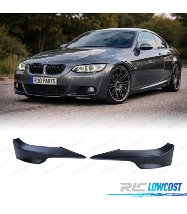 SPLITTERS PARAGOLPES BMW E92 E93 06-10 LOOK M NEGRO MATE