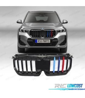 PARRILLA BMW X1 U11 22- LOOK M NEGRO BRILLO TRICOLOR