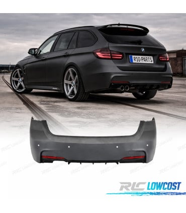 PARAGOLPES TRASERO BMW F31 TOURING LOOK M PERFORMANCE PDC SALIDA IZQUIERDA