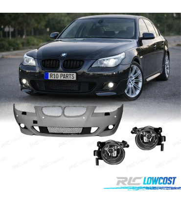 PARAGOLPES DELANTERO BMW E60 61 07-10 LOOK M PDC + NIEBLAS
