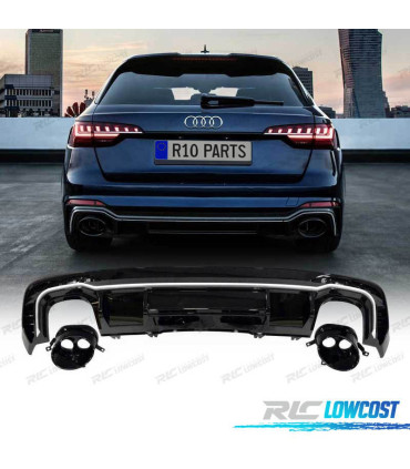 DIFUSOR AUDI A4 20- LOOK RS4