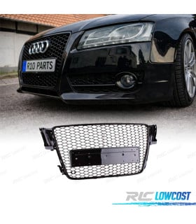 PARRILLA AUDI A5 07-11 LOOK RS NEGRO BRILLO
