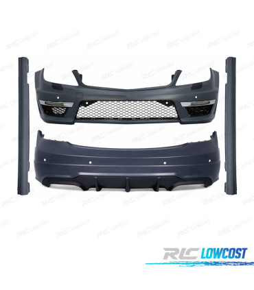KIT CARROCERIA MERCEDES C W204 11-15 LOOK C63 AMG