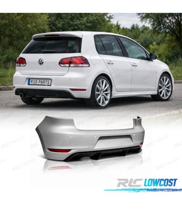 PARAGOLPES TRASERO PARA VOLKSWAGEN VW GOLF 6 LOOK GTI PDC
