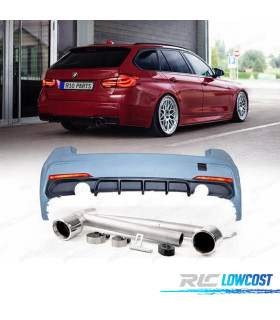 PARAGOLPES TRASERO BMW F31 TOURING LOOK M PERFORMANCE + KIT ESCAPE