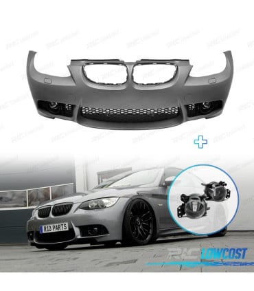PARAGOLPES DELANTERO BMW E92 E93 06-10 LOOK M3 + NIEBLAS
