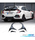 KIT 2 ALETAS HONDA CIVIC TYPE R 16-20 METAL