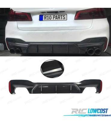 DIFUSOR BMW G30 G31 LOOK M5 CARBONO
