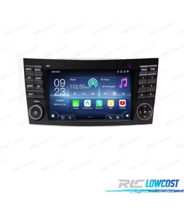 RADIO NAVEGADOR 7" PARA MERCEDES CL. E W211 CLS W219 USB GPS TACTIL HD