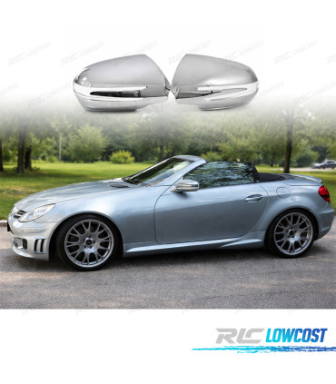 CARCASAS ESPEJO MERCEDES SLK R171 08-11 CROMO