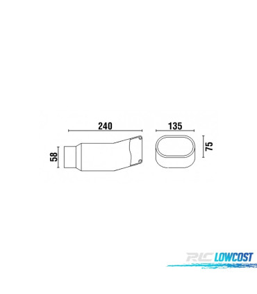 COLA ESCAPE DTM ACERO INOX