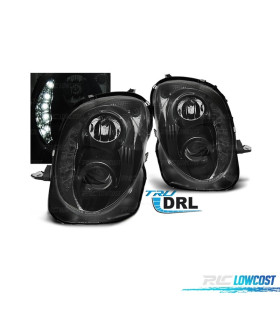 FAROS ALFA ROMEO MITO 08- LUZ DIURNA REAL FONDO NEGRO