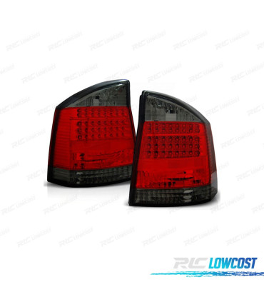 PILOTOS OPEL VECTRA 02-08 ROJO AHUMADO LED