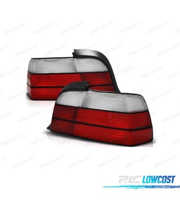 PILOTOS BMW E36 91-99 ROJO BLANCO LOOK M3