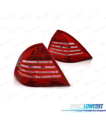 PILOTOS LED MERCEDES CLASE C W203 00-04 ROJO BLANCO