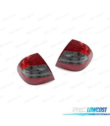 PILOTOS PARA MERCEDES CLASE E W211 02-06 LED ROJO AHUMADO