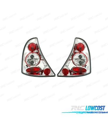 PILOTOS RENAULT CLIO 2 98-01 FONDO CROMO