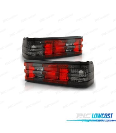 PILOTOS MERCEDES 190 W201 82-93 ROJO AHUMADO