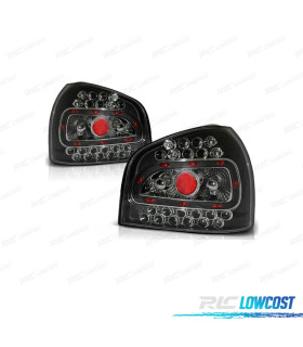 PILOTOS AUDI A3 96-00 LED FONDO NEGRO